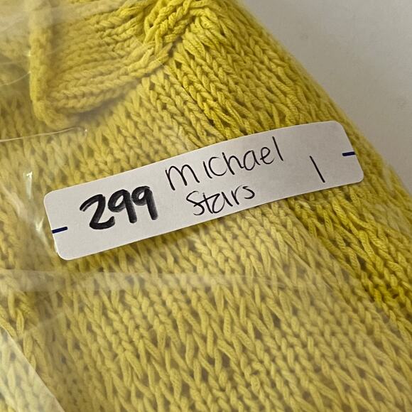 Michael Stars Crochet Tank Top Womens 1 XS/S Boho Loose Knit Ombre Dip Dye - Picture 6 of 6